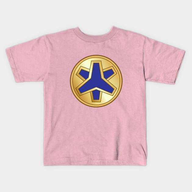 Power Rangers Lightspeed Rescue Logo Kids T-Shirt by mavgagliano